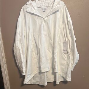 White athleta Windbreaker Jacket